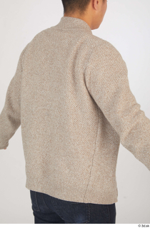 Yoshinaga Kuri brown sweater casual upper body 0006.jpg